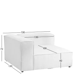 Wehkamp Home Igor Modulair Bankelement (Chaise Links) Online