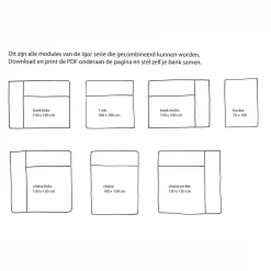 Wehkamp Home Igor Modulair Bankelement (1-Zits) Best