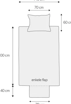 Wehkamp Home Katoenen Dekbedovertrek 1 Persoons (140X200 Cm) Best