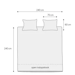 Wehkamp Home Katoenen Dekbedovertrek Lits-Jumeaux (240X220 Cm) Outlet