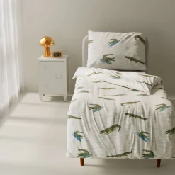 Wehkamp Home Katoenen Dekbedovertrek 1 Persoons Surfin Croco (140X200 Cm) Discount