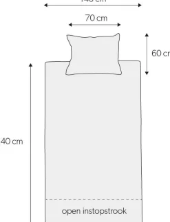 Wehkamp Home Katoenen Dekbedovertrek 1 Persoons (140X220 Cm) New