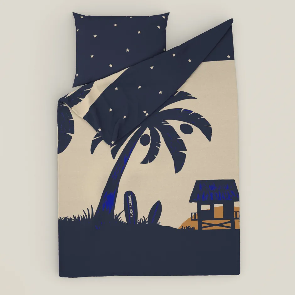 Wehkamp Home Katoenen Dekbedovertrek 1 Persoons Surfer Shack (140X200 Cm) Sale