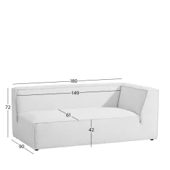 Wehkamp Home Newton Modulair Bankelement (2-Zits Arm Rechts) Online