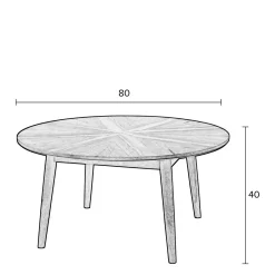 Wehkamp Home Salontafel Fabio (O80 Cm)