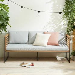 Wehkamp Home Teak 3-Zits Loungebank Leon^ Loungesets