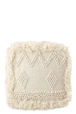 Wehkamp Home Wollen Poef (40X40 Cm) New