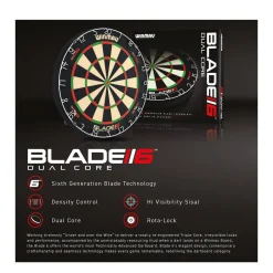 Winmau Blade 6 Dual Core Dartbord^ Darten