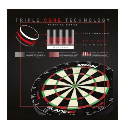 Winmau Blade 6 Triple Core Dartbord^ Darten
