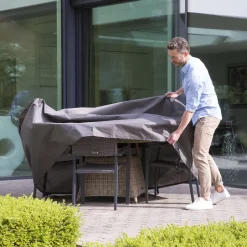 Winza Outdoor Covers Premium Tuinmeubelhoes Tafel Tot O150 Cm^ Tuinmeubelhoezen
