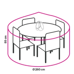 Winza Outdoor Covers Premium Tuinmeubelhoes Tafel Tot O200 Cm^ Tuinmeubelhoezen