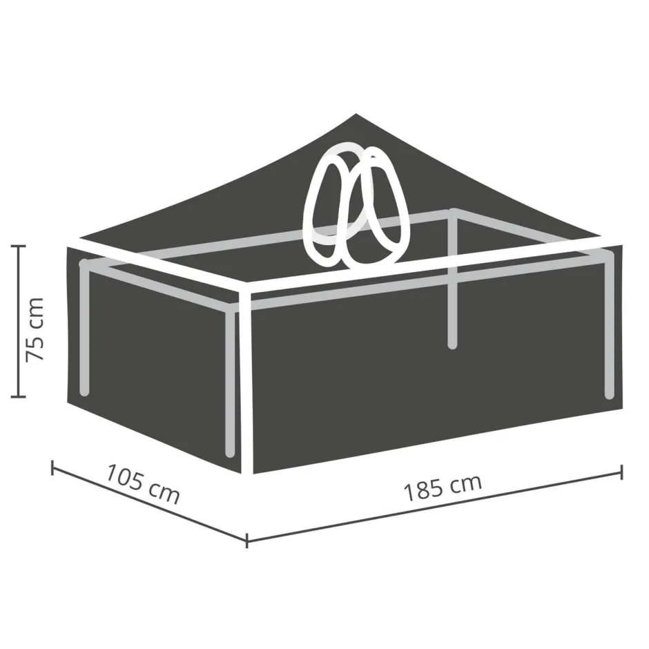 Winza Outdoor Covers Tuinmeubelhoes Tafel Tot 180 Cm + Bobbin^ Tuinmeubelhoezen