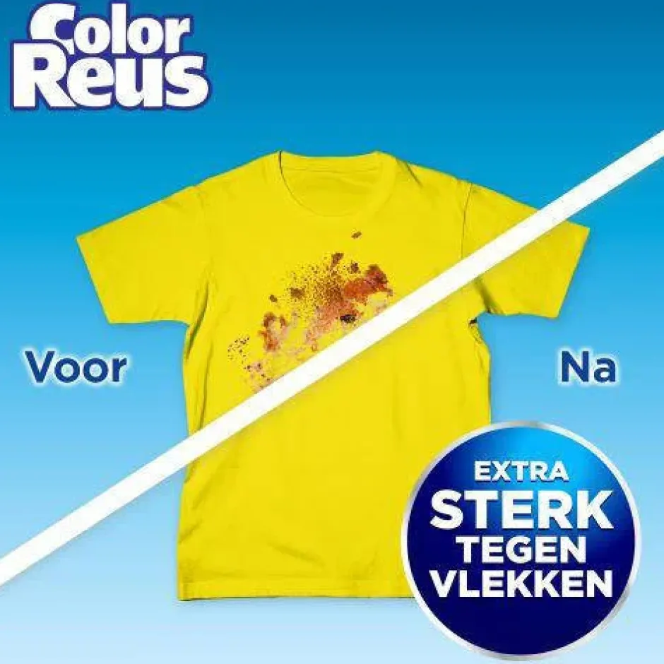 Witte Reus Color Reus Gel - Vloeibaar Wasmiddel - Gekleurde Was - Voordeelverpakking - 6 X 19 Wasbeurten - 114 Wasbeurten Sale