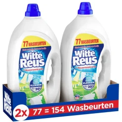 Witte Reus Gel - Vloeibaar Wasmiddel - Witte Was - Voordeelverpakking - 2 X 77 Wasbeurten - 154 Wasbeurten Online