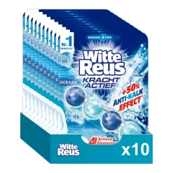 Witte Reus Kracht Actief Oceaan Toiletblok - 10 Stuks Sale