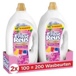 Witte Reus Orchidee Macadamia Gel Vloeibaar Wasmiddel - Gekleurde Was - Voordeelverpakking - 2 X 100 Wasbeurten - 200 Wasbeurten Outlet