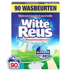 Witte Reus Poeder - Waspoeder - Witte Was - Grootverpakking - 90 Wasbeurten New