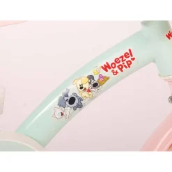 Woezel & Pip Kinderfiets 10 Inch Mintgroen/ Roze^ Kinderfietsen