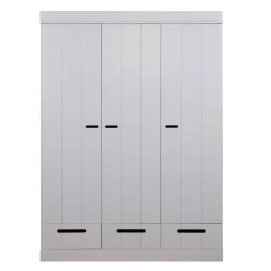 Woood 3-Deurs Kledingkast Connect Clearance