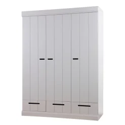 Woood 3-Deurs Kledingkast Connect Clearance