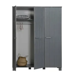 Woood 3-Deurs Kledingkast Dennis Sale