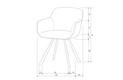 WOOOD Exclusive Eetkamerstoel Juno