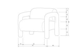 WOOOD Exclusive Fauteuil Lenny Sale