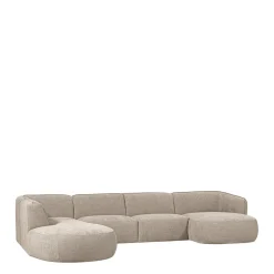 WOOOD Exclusive U-Vorm Bank Links Polly Outlet