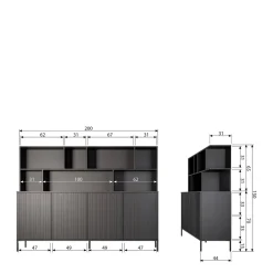 WOOOD Exclusive Wandkast Exclusive Best