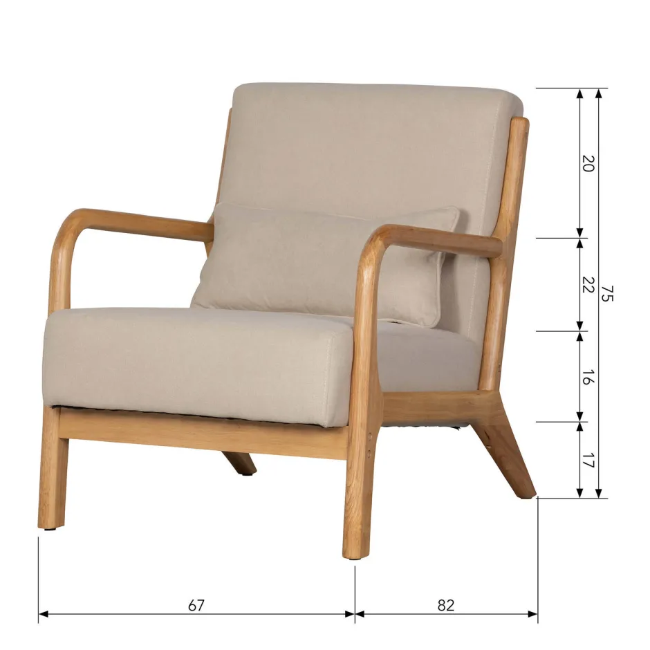 Woood Fauteuil Mark Sale