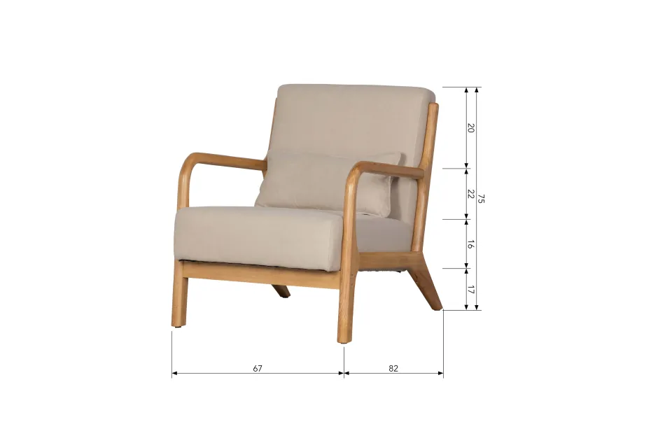 Woood Fauteuil Mark Sale