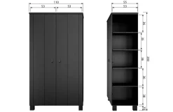 Woood Kledingkast Ties Outlet