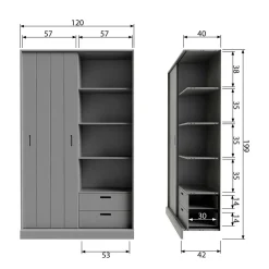 Woood Schuifdeurkast Move Best