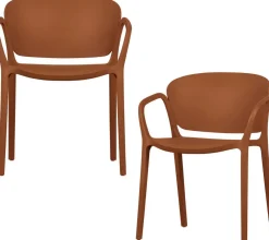 Woood Tuinstoel Bent - Set Van 4^ Tuinstoelen