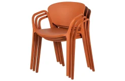 Woood Tuinstoel Bent - Set Van 4^ Tuinstoelen