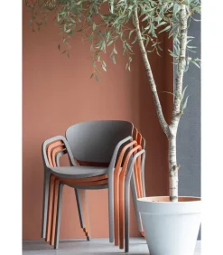 Woood Tuinstoel Bent - Set Van 4^ Tuinstoelen