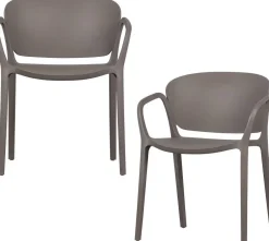 Woood Tuinstoel Bent - Set Van 4^ Tuinstoelen