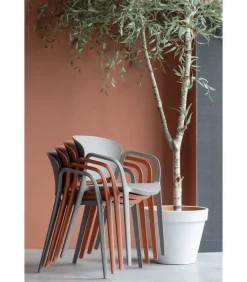 Woood Tuinstoel Bent - Set Van 4^ Tuinstoelen