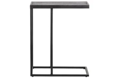 Woood Febe Bijzettafel U Vorm - Metaal - Zwart - 55X45X35^ Tuintafels