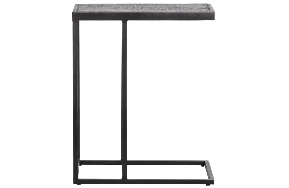 Woood Febe Bijzettafel U Vorm - Metaal - Zwart - 55X45X35^ Tuintafels