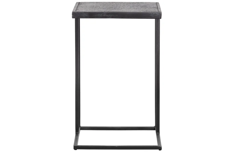 Woood Febe Bijzettafel U Vorm - Metaal - Zwart - 55X45X35^ Tuintafels