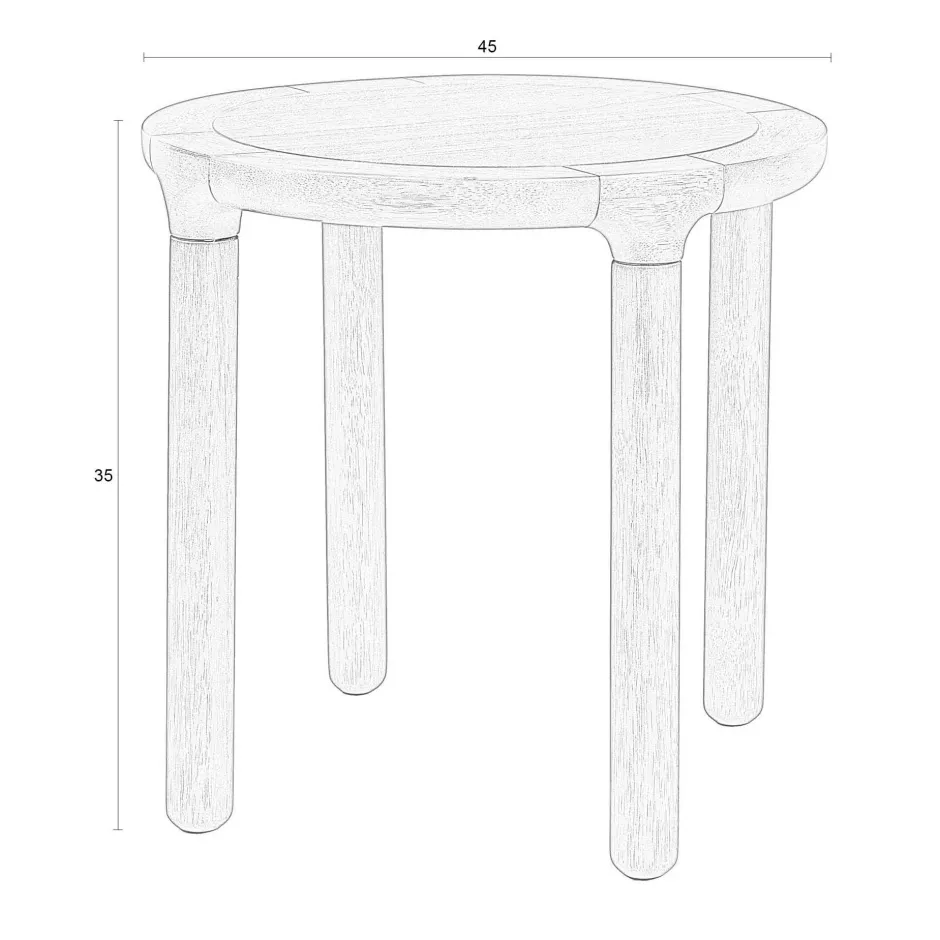 Zuiver Bijzettafel Storm Outlet