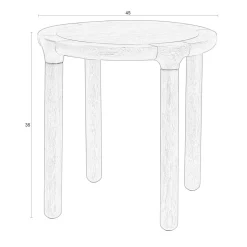 Zuiver Bijzettafel Storm Outlet