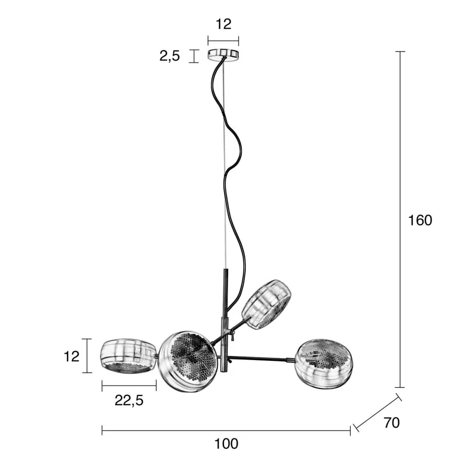 Zuiver Hanglamp Gringo Multi Online