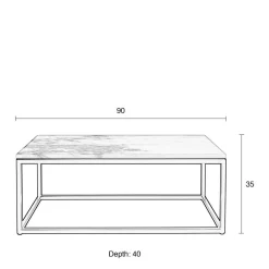 Zuiver Salontafel Marble Power Clearance