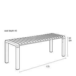 Zuiver Tuinbank Vondel^ Tuinbanken