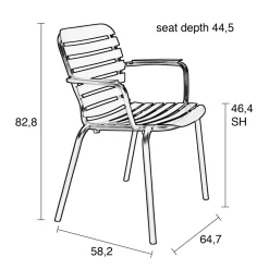 Zuiver Tuinstoel Vondel (Set Van 2)^ Tuinstoelen