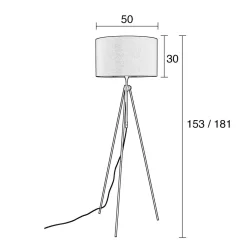 Zuiver Vloerlamp Lesley Online