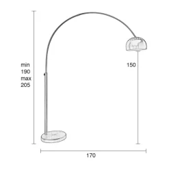 Zuiver Vloerlamp Metal Bow Online