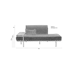 Zuiver 2-Zitsbank Star Hot